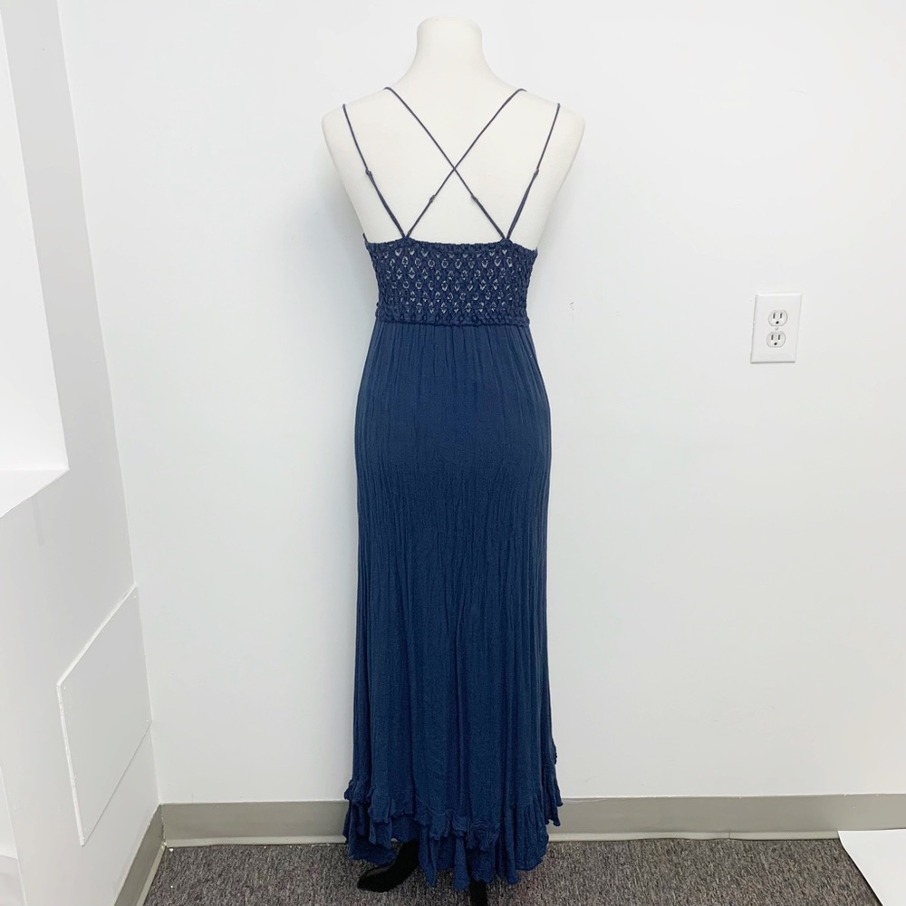 Free People Navy Maxi Dress - Picture 4 of 15